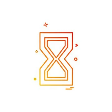 Wait icon design vector Stock Illustration