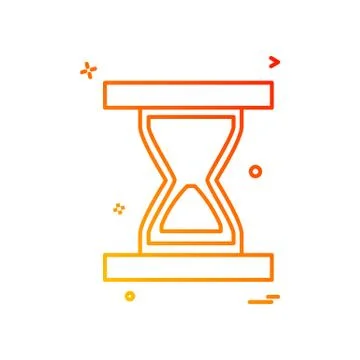 Wait icon design vector Stock Illustration