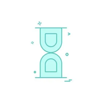 Wait icon design vector 스톡 일러스트