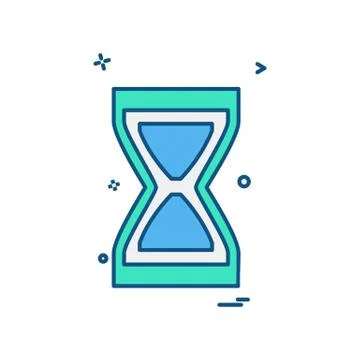 Wait icon design vector 스톡 일러스트