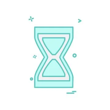 Wait icon design vector Stock Illustration