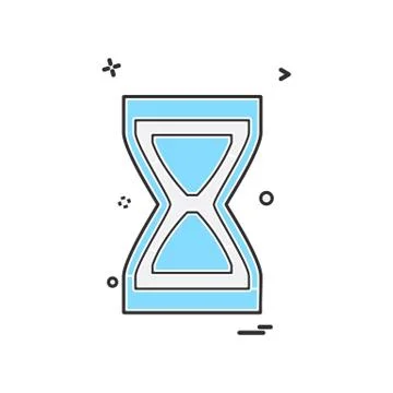 Wait icon design vector Stock Illustration