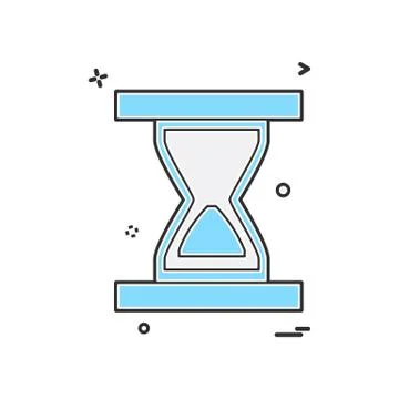 Wait icon design vector Stock Illustration