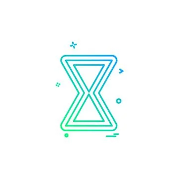 Wait icon design vector Stock Illustration