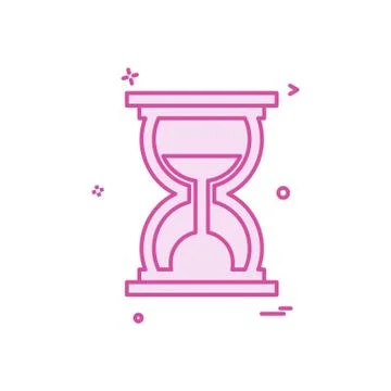 Wait icon design vector Stock Illustration
