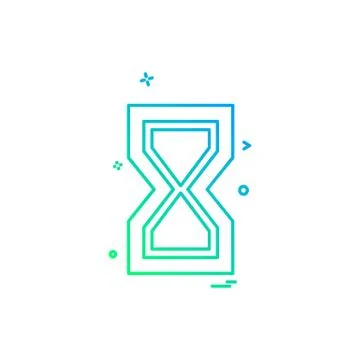 Wait icon design vector Stock Illustration