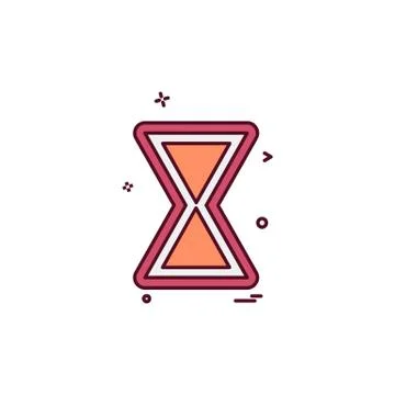 Wait icon design vector Stock Illustration