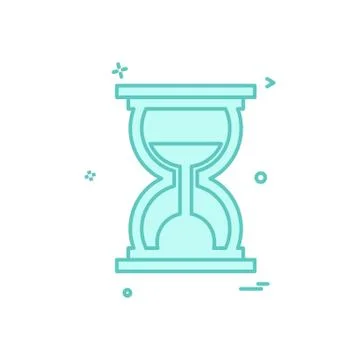 Wait icon design vector 스톡 일러스트