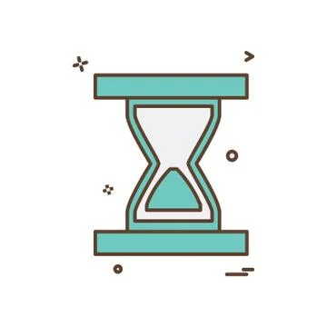 Wait icon design vector 스톡 일러스트