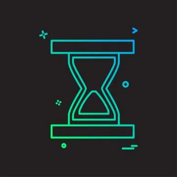 Wait icon design vector Stock Illustration