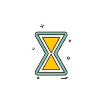 Wait icon design vector Illustrazione stock