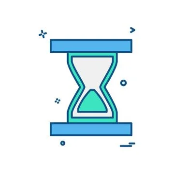 Wait icon design vector Stock Illustration