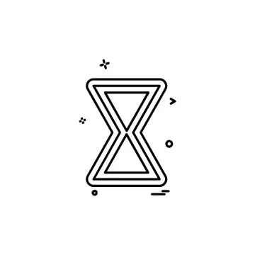 Wait icon design vector Stock Illustration