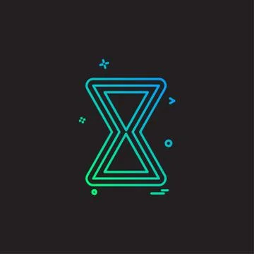 Wait icon design vector Stock Illustration