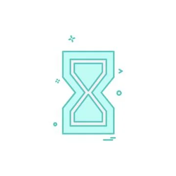 Wait icon design vector Stock Illustration