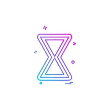 Wait icon design vector Stock Illustration