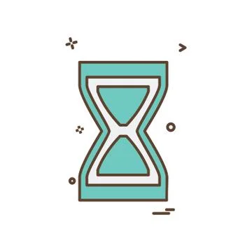 Wait icon design vector Stock Illustration
