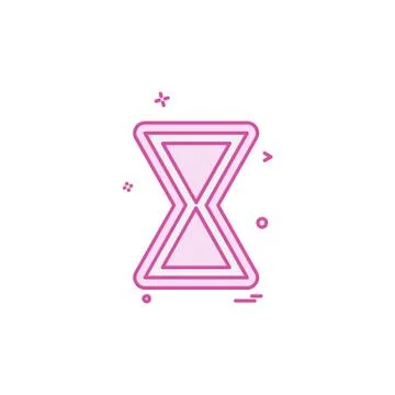 Wait icon design vector Stock Illustration