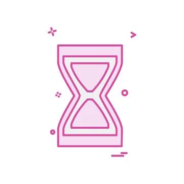 Wait icon design vector Stock Illustration