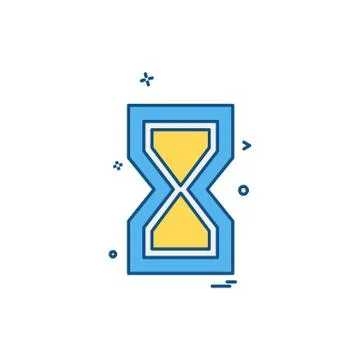 Wait icon design vector Stock Illustration