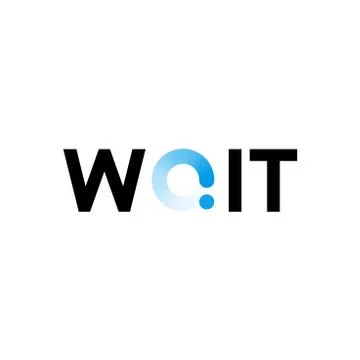 Wait technology logo, for you business or site, tech styles vector design Stock Illustration