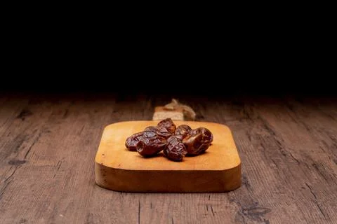 Wait for the time of Iftar, concept of ramadan Muslims Stock Photos