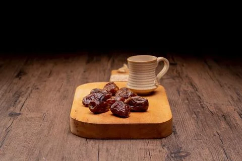 Wait for the time of Iftar, concept of ramadan Muslims Stock Photos