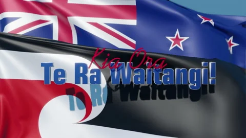 Waitangi Day in Maori Stockbeeldmateriaal 147909711