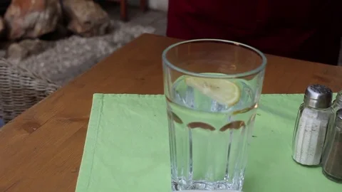 The waiter to be served appetizers Stock Footage 71926291