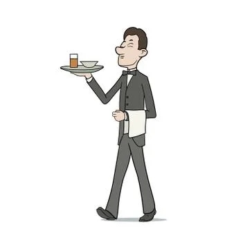 Waiter イラスト素材