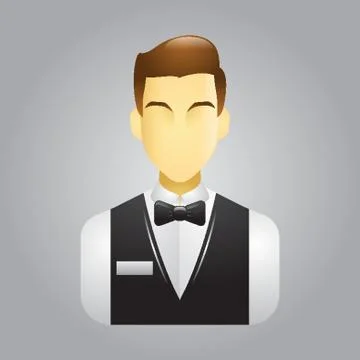Waiter Stock-Illustration