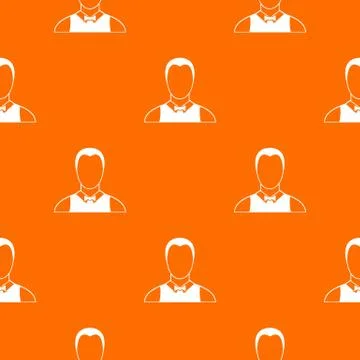 Waiter pattern seamless Illustrazione stock
