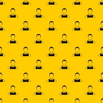 Waiter pattern vector Stock Illustration