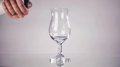 Waiter pouring wine slowmotion Stock Footage 44405304
