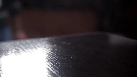 The waiter puts on the table a hot cup of coffee Stock Footage 87049166