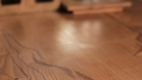 Waiter putting two cups of latte coffee and a croissant on a table. Restaurant Stock Footage 126853095