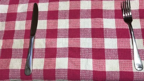 Waiter serving farfalle with tomato paste Stock-Footage 106575177