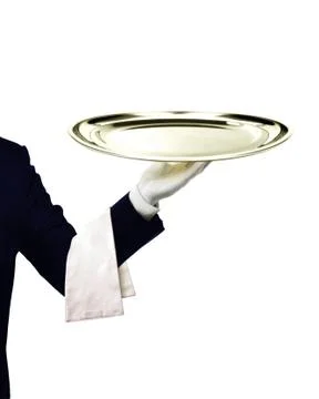 Waiter serving Stock Photos