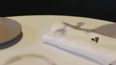 A waiter sets the table Vídeo Stock 224169303