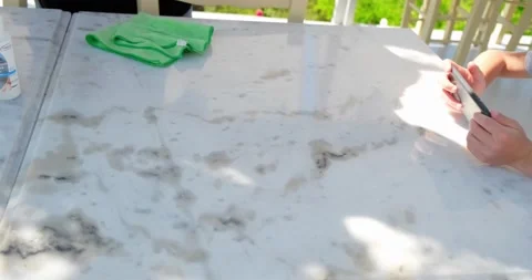 Waiter wiping table at restaurant. Stock Footage 156415231