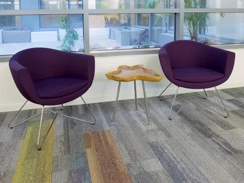 Waiting area in office interior. Stock Photos