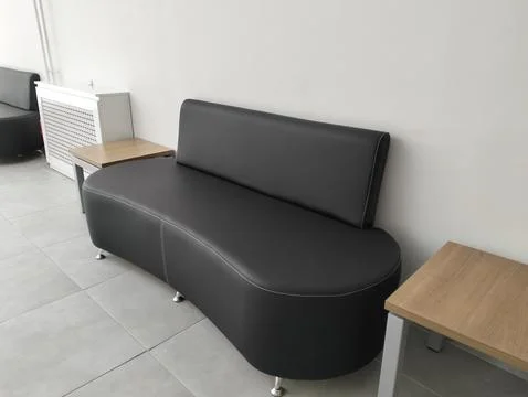 Waiting area sofa Stock Photos