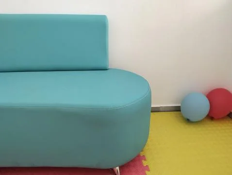 Waiting area sofa Foto stock