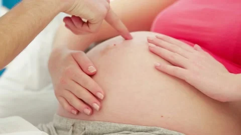 Waiting For Baby Stock Footage 52506865