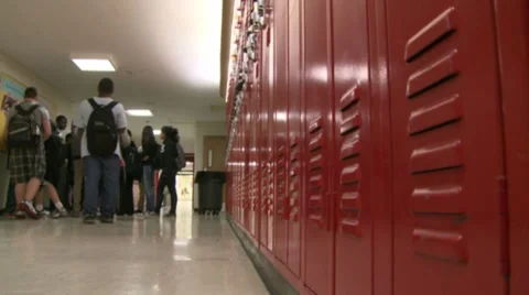 Waiting for bell (1 of 4) Stock Footage 8698031