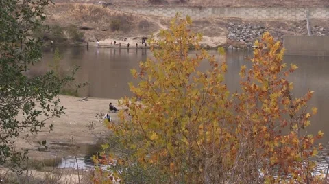 Waiting for the bite Stock Footage 44171603