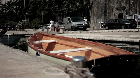 Waiting boat Stock Footage 39771446