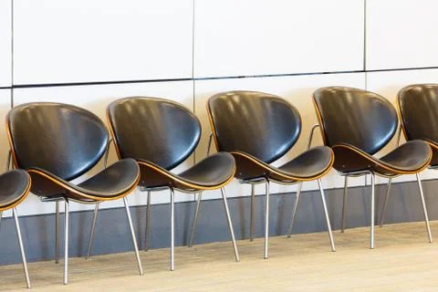 Waiting chairs Stock Photos