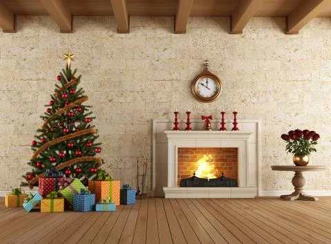 Waiting for christmas Stock Illustration