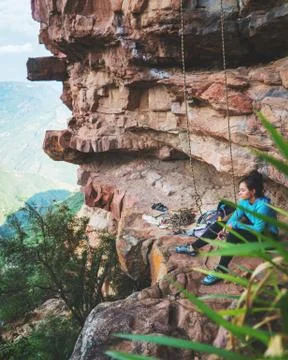 Waiting to Climb Stock Photos